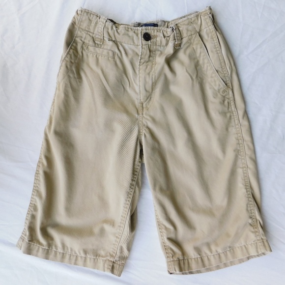 GAP Boys Khaki Shorts - Size 16 - Picture 1 of 5